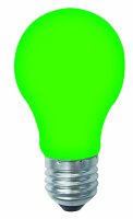 DOTLUX LED-Dekobirne E27 4W grün ECHTGLAS