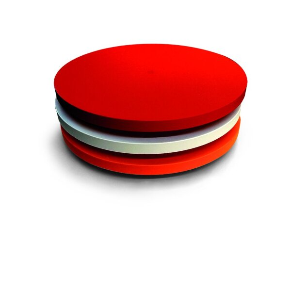 DOTLUX Cover für Deckenleuchte MOONBASE ROT