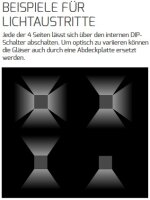 DOTLUX LED-Pollerleuchte WAY 20cm 7,5/15W 3000K