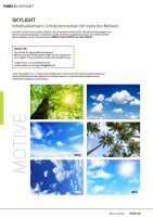 DOTLUX Motivplatte SKYLIGHT für Einbaupanels Motiv 1 Raster 1x1 für 620x620