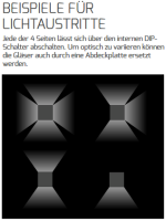 DOTLUX LED-Pollerleuchte WAY 55cm 7,5/15W 4000K