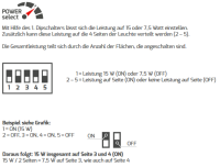 DOTLUX LED-Pollerleuchte WAY 55cm 7,5/15W 4000K