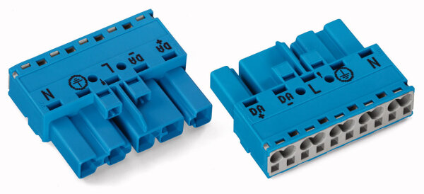 DOTLUX Ausgang Stecker blau, ohne Zugentlastungsgehäuse...