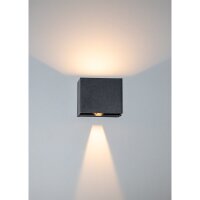 DOTLUX Wandleuchte BEAMO 10W 3000K anthrazit