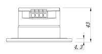 DOTLUX LED-Treppenleuchte EASYSTAIR 1,5 W 3000K schwarz