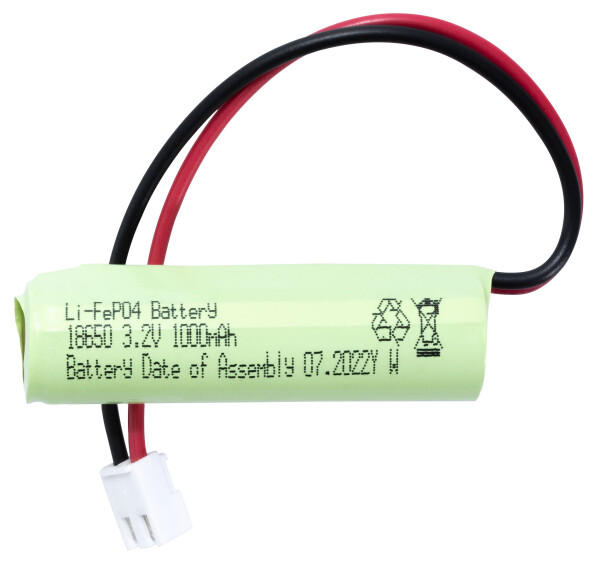 DOTLUX Ersatzakku für LED-Notleuchte EXITmulti (Artikel 3177-160120) Li-FePO4 3,2V 1000mAh