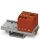 Verteilerblock, PTFIX 6/6X2,5-NS35, rot