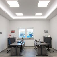 DOTLUX LED-Panel FLATugr 620x620mm 38W UGR<19 COLORselect B-Ware