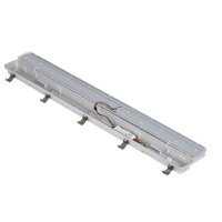 DOTLUX LED-Feuchtraumleuchte MISTRALsensor IP66 1540mm 42W Powerselect 4000K gefrostet mit Radarsensor B-Ware