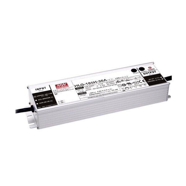 LED-Netzteil HLG185H-36B mit 1 Meter Kabel Sonderposten Abverkauf