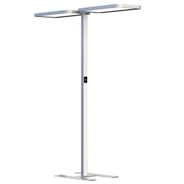 DOTLUX LED-Stehleuchte Doppelkopf STUDIObutler 2x80W 4000K dimmbar Kopf B-WARE