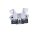 DOTLUX Klemmverbinder Streifen zu Streifen 4-polig für LED-Streifen 10mm RGB IP20 Set 5 Stück