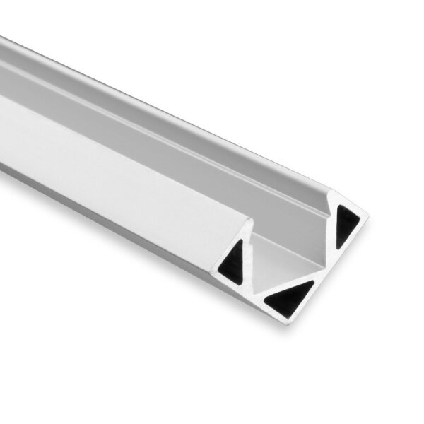 Alu-Eck-Profil Typ 8 200 cm für LED-Streifen bis 11 mm -- 14cm Stücke für LED-Streifen Musterkoffer