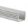 Alu-Aufbau-Profil Typ 4 200 cm für LED-Streifen bis 12 mm  -- 15 cm Stücke für LED-Streifen Musterkoffer