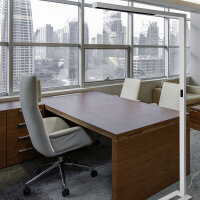 DOTLUX LED-Stehleuchte STYLEbutler 80W 4000K tageslichtabhängige Dimmung weiß