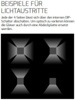 DOTLUX LED-Pollerleuchte WAY 55cm 7,5/15W 4000K