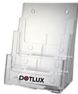 DOTLUX Acrylaufsteller für Kataloge mit Logo