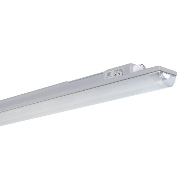 DOTLUX LED-Feuchtraumleuchte HIGHFORCEnarrow IP66/IP69 1455mm 54W 4000K IK06 2x5-polig durchverdrahtet DALI inklusive Endkappe B-Ware