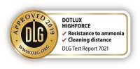 DOTLUX LED-Feuchtraumleuchte HIGHFORCEabs IP66/IP69 1455mm 45W 4000K IK06 2x5-polig durchverdrahtet inklusive Endkappe