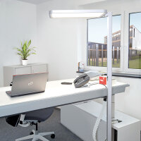DOTLUX LED-Stehleuchte STUDIObutler 80W 4000K dimmbar, weiß