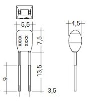 DOTLUX Widerstand 500mA 10,00kO für LED-Netzteil CASAMBI und DALI-2