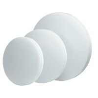 DOTLUX LED-Aufbauleuchte SURFACEexit Ø300x62 22W 3000/4000/5700K COLORselect weiß mit integriertem Akku