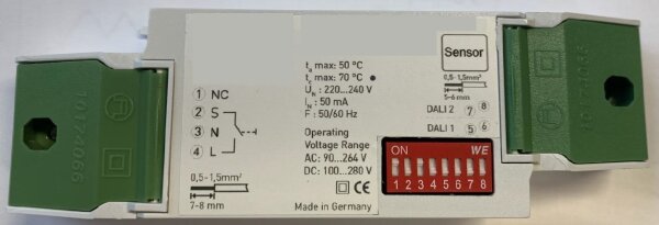 Lichtmanagementsystem Controller mit vorprogrammierter HCL-Kurve DIP Schalter