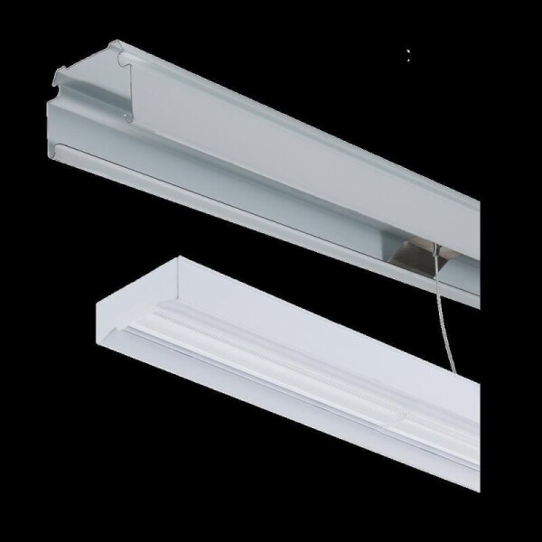 DOTLUX LED-Leuchteneinsatz LINEAlock 1437mm 25-75W 4000K dimmbar 1-10V 90*110° B-Ware
