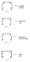 DOTLUX LED-Leuchteneinsatz LINEAlock 1437mm 25-75W 4000K dimmbar 1-10V 90*110° B-Ware