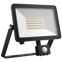 DOTLUX LED-Strahler FLOORslim-sensor 50W 4000K schwarz mit Bewegungsmelder PIR B-Ware