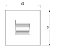 DOTLUX LED-Treppenleuchte EASYSTAIR 1,5 W 3000K silber