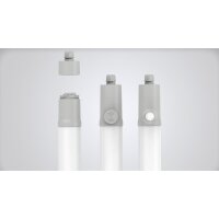DOTLUX LED-Feuchtraumleuchte MISTRALsmart 22W/30W 4000K POWERselect IP65 1200mm durchverdrahtet