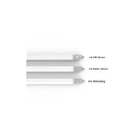 DOTLUX LED-Feuchtraumleuchte MISTRALsmart 22W/30W 4000K POWERselect IP65 1200mm durchverdrahtet