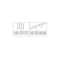 DOTLUX LED-Feuchtraumleuchte MISTRALsmart 22W/30W 4000K POWERselect IP65 1200mm durchverdrahtet