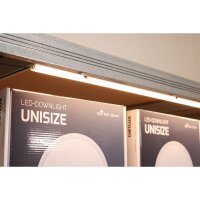 DOTLUX LED-Regalleuchte RETAILO 600mm 6W 24V 3000K inkl.Netzteil Plug&Play Set 4 Stück
