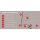 DOTLUX LED-Regalleuchte RETAILO 600mm 6W 24V 3000K inkl.Netzteil Plug&Play Set 4 Stück