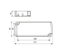 LED-Netzteil CV 12V/DC 20W 0-1,67A SELV IP20